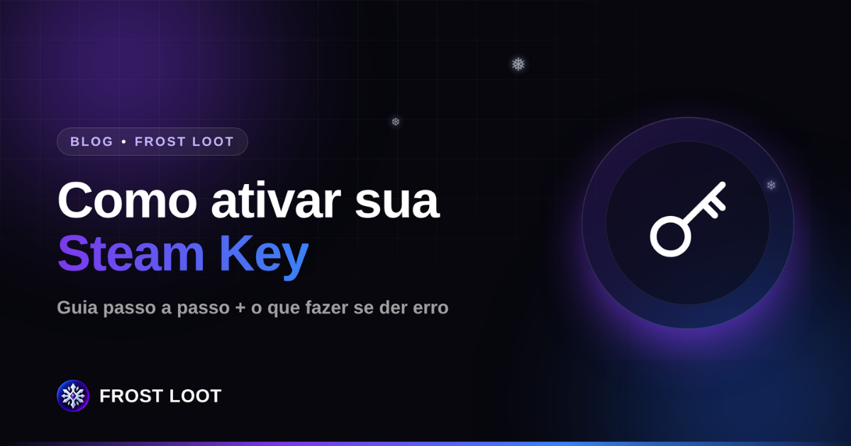 Como ativar uma Steam Key passo a passo