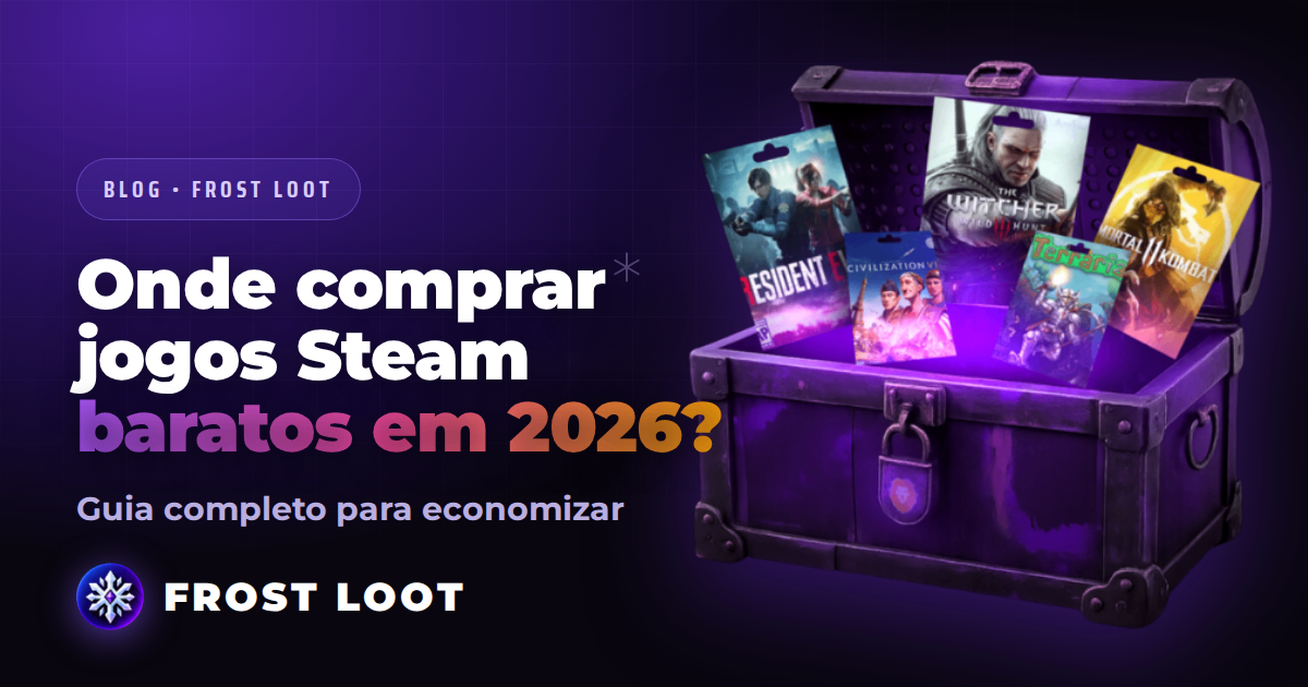 Onde comprar jogos Steam baratos em 2026?